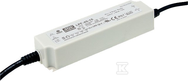 LED блок живлення 40W 12V 3.34A - LPF-40-12